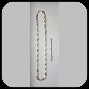 STELLA & DOT || 18” Polished Gold Colour Chunky Necklace
